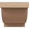 Ekena Millwork 7"W x 7"D x 7"H Wide Alpine Rough Cedar Woodgrain TimberThane Corbel, Primed Tan CORUR07X07X07ALPRCPR - alternate 4